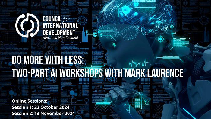 Do More with Less!  Two-Part Artificial Intelligence (AI) Workshops logo